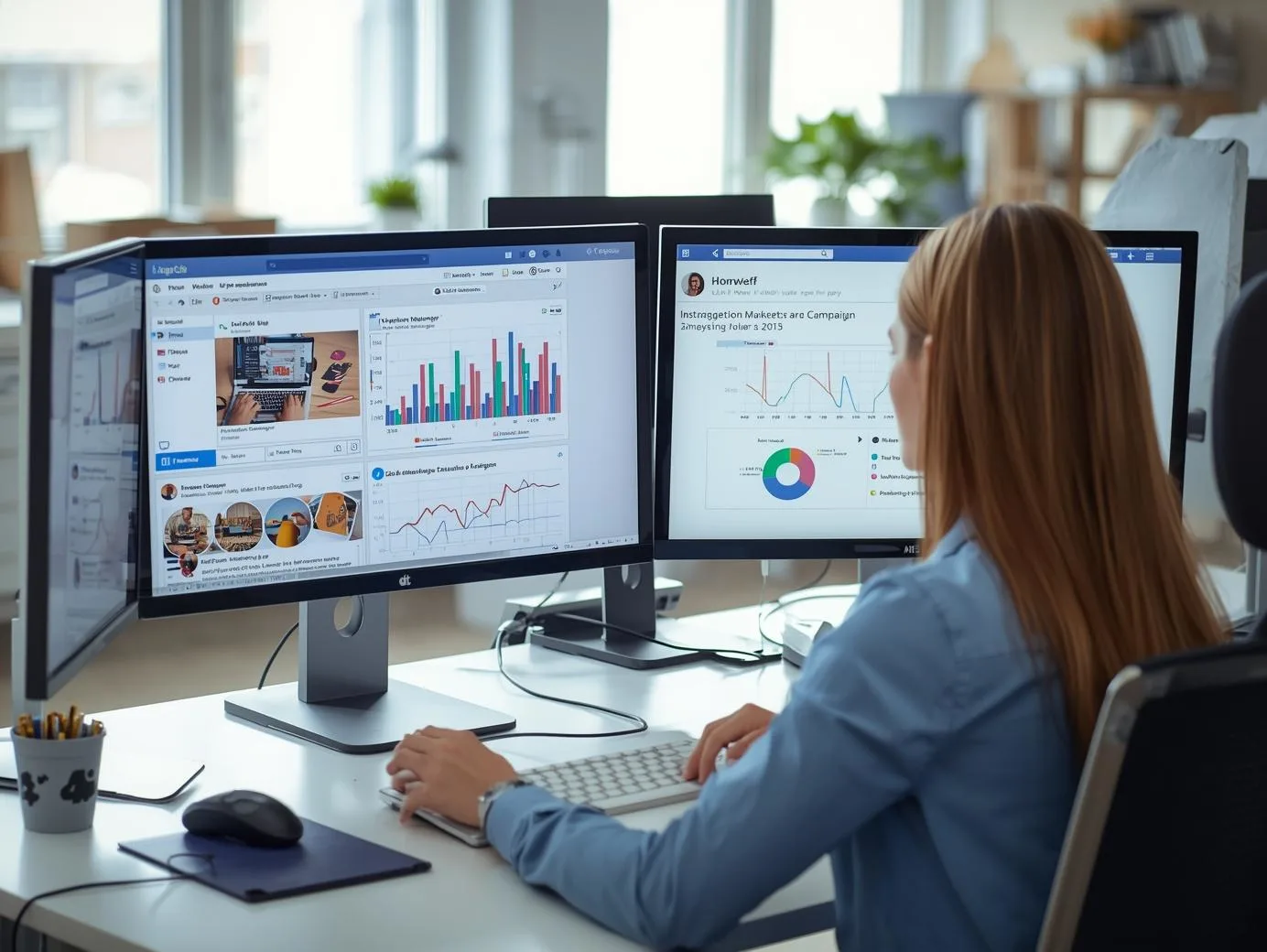 Social media marketing campaigns for startups and businesses.