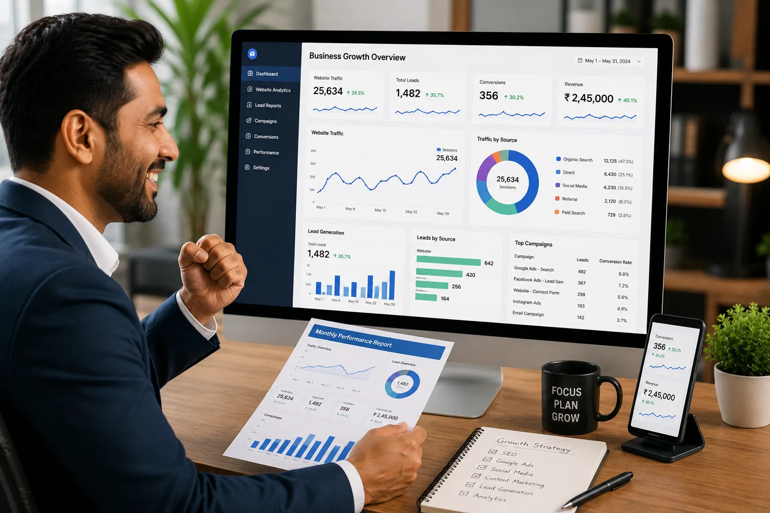 Business growth through digital marketing services in Ahmedabad