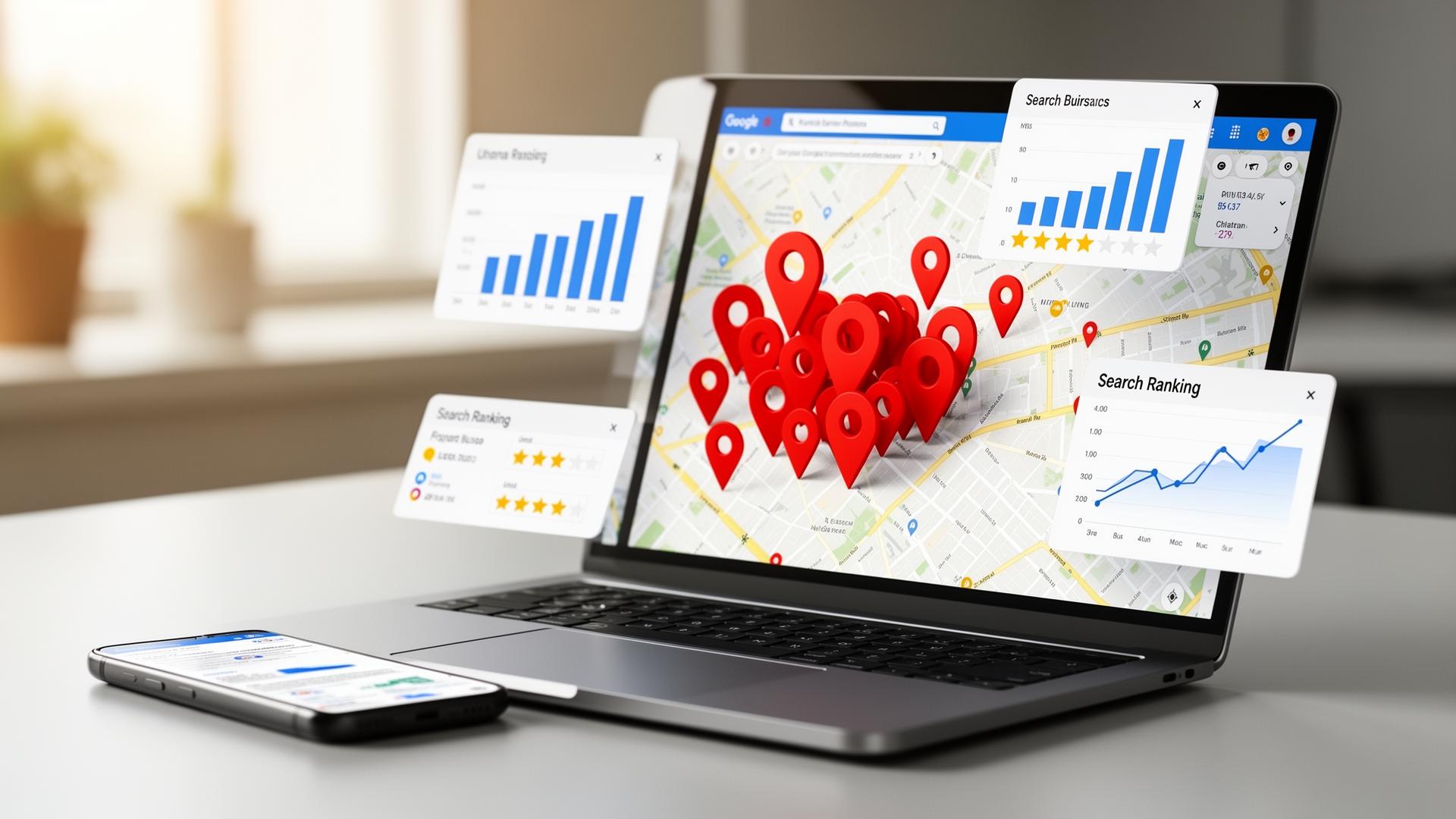 Local SEO improving search visibility for Ahmedabad businesses